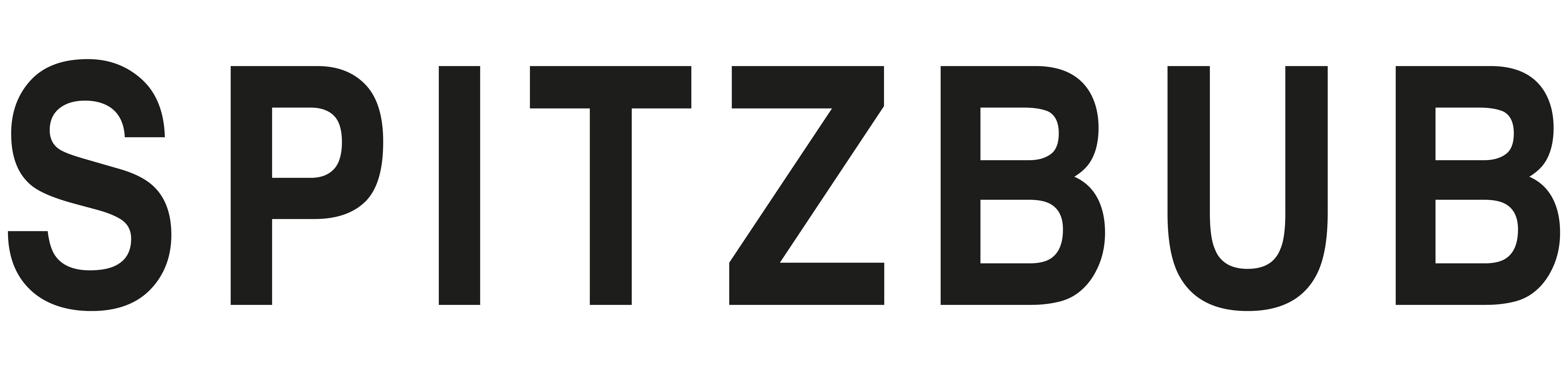 Spitzbub Logo in Schwarz